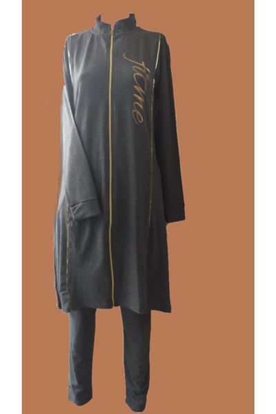Zen Σετ αθλητικής φόρμας Hijab Hmd Grey