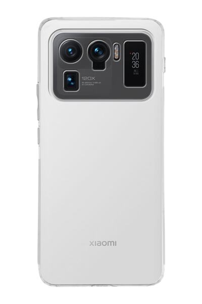 CaseArt Xiaomi Mi 11 Ultra Ile Uyumlu Kapak Kamera Korumalı Şeffaf Lüx Siliko...