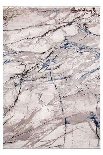 Angora Mavi Fusion 8954e Mermer Desenli Halı 200x290