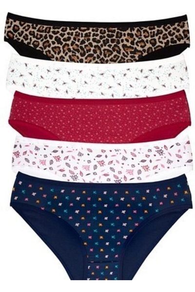 Dondeza Pachet de 6 batouri cu modele colorate 301 pentru femei