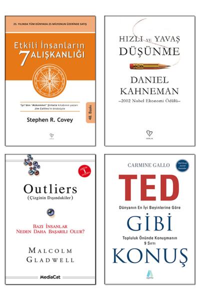 Genel Markalar Etkili Insanların 7 Alışkanlığı + Hızlı Ve Yavaş Düşünme + Out...