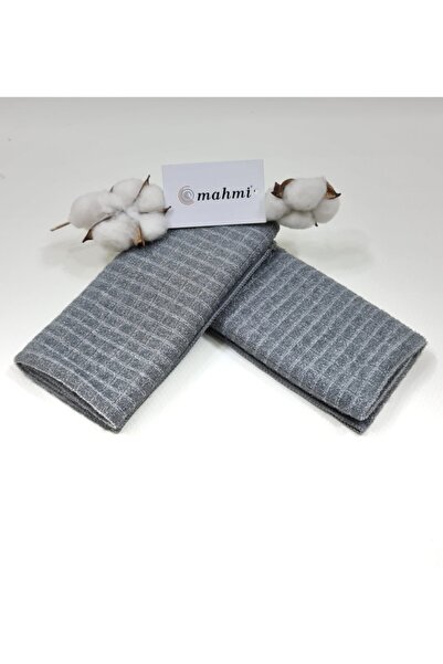 Mahmi Mikrofiber Simli (TELLİ) Bez 4 Lü Gri