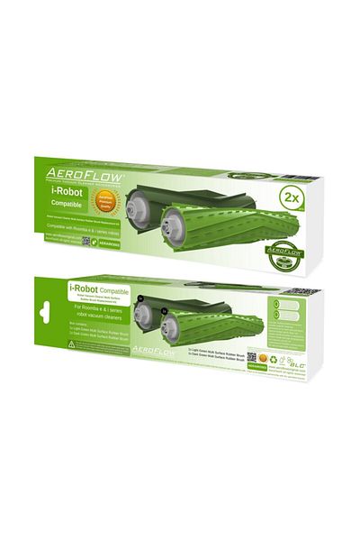 AeroFlow Original I-Robot Roomba E5 Plastic Brush Set (Guaranteed)