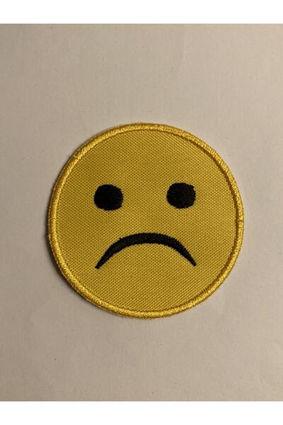 StüdyoÜmitTişört الرموز التعبيرية ابتسامة حزينة الوجه شعار-5 التصحيح الحجاب ت...