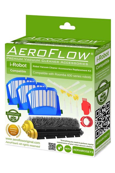 AeroFlow I-robot Roomba 605 Series Renewal Set - Aerairoset3-tr10
