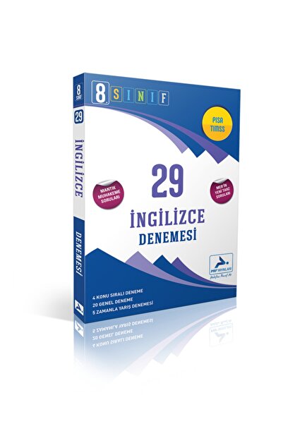 paraf yayınları 8.sınıf Ingilizce 29 Lu Branş Deneme