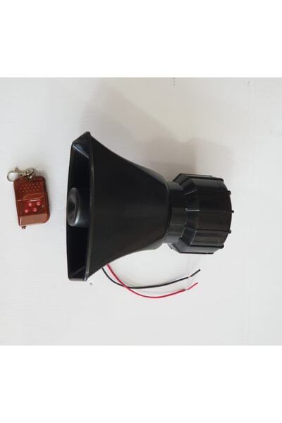 Genel Markalar Siren 4 Sesli 20w Wireless Uzaktan Kumandalı 12volt Tüm Araçla...