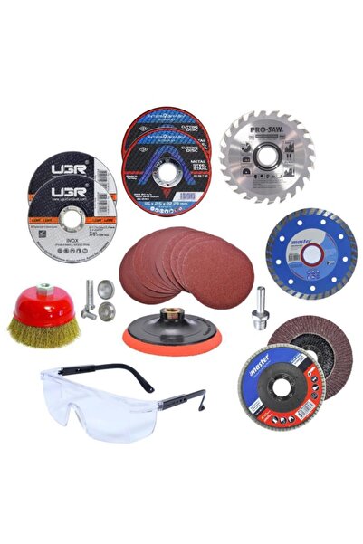 Genel Markalar 55 Parça Spiral Avuç Içi Taşlama Makinesi Matkap Seti 115 Mm