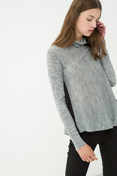 Koton Grauer Damenpullover 7KAK17074HK