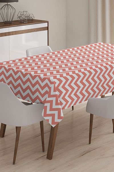 Realhomes Față de masă imprimată digital 3D cu design personalizat - 120 x 140 cm