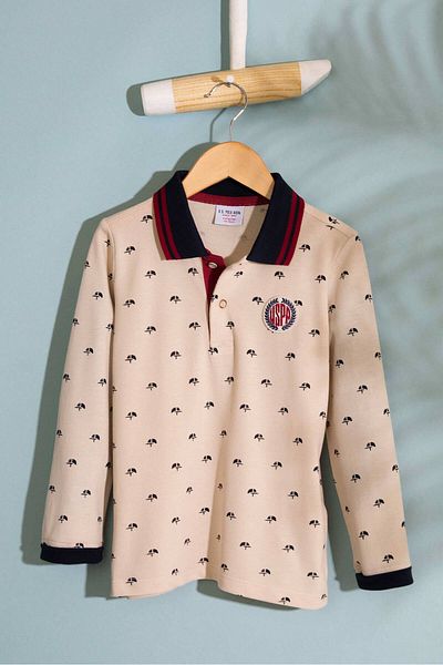 U.S. Polo Assn. Beige Boy's Sweatshirt