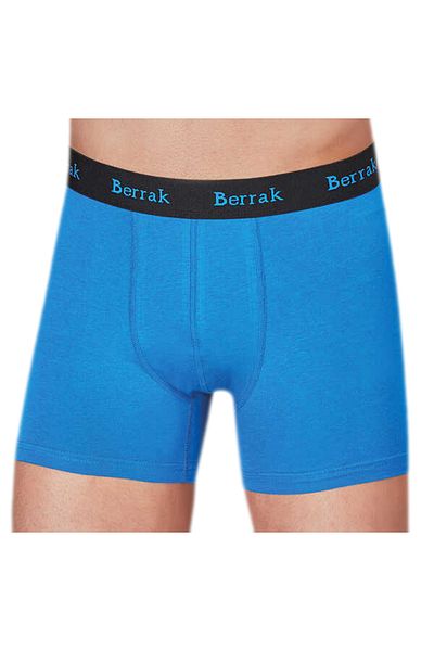 Berrak Ανδρικό μπλε 6 Pack Lycra Modal FlexibleBoxer ELF568BER4476CCM6