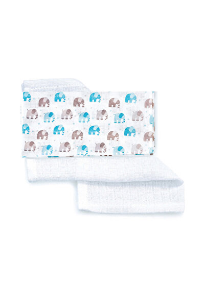 Babyjem 4'lü Müslin Mendil - Fil