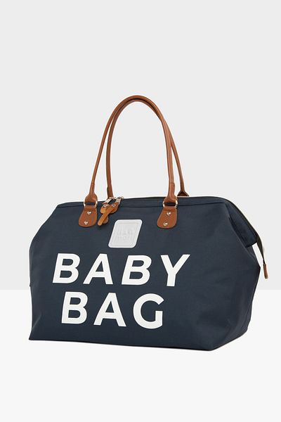 Bagmori Navy Blue Baby Bag Printed Baby Care Bag