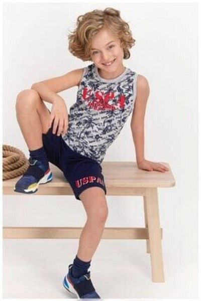 U.S. Polo Assn. Boy's Snow Melange Suit