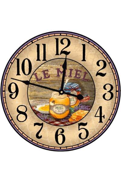 Markakanvas Yuvarlak Duvar Saati MKSaat (442)