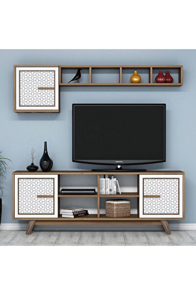 Variant Mobilya Ayla Tv Ünitesi - Ceviz/Beyaz