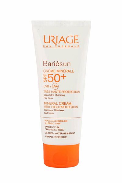 Uriage Sonnenschutz-Mineralcreme speziell für allergische Haut 100 ml SPF50 3661434001437