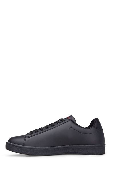 U.S. Polo Assn. Unisex Black Lace-Up Sneaker Shoes FRANCO