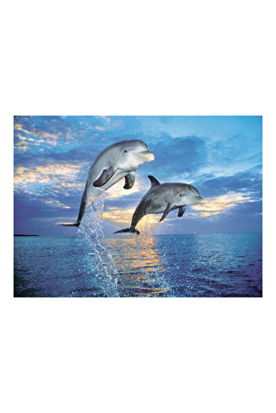 CLEMENTONI 500 Parça Puzzle Yunus Balıkları /