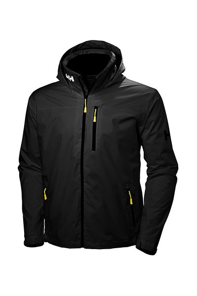 Helly Hansen Men's Black Midlayer Crew Hooded Jacket