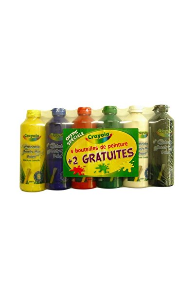 Crayola Renk Hazir Ve Karışabilir Boya 6 Adet