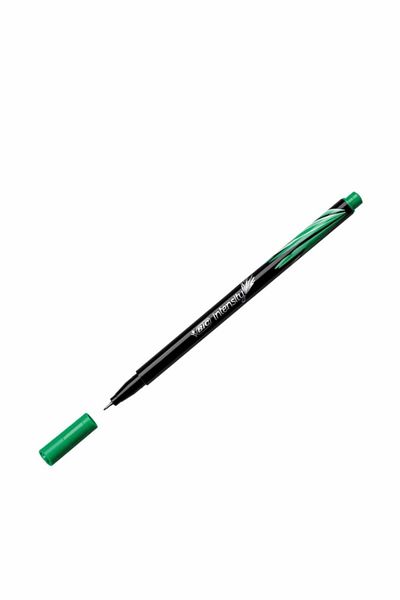 Bic Intensity Fine Liner Thin Tip Pen Green Box of 12