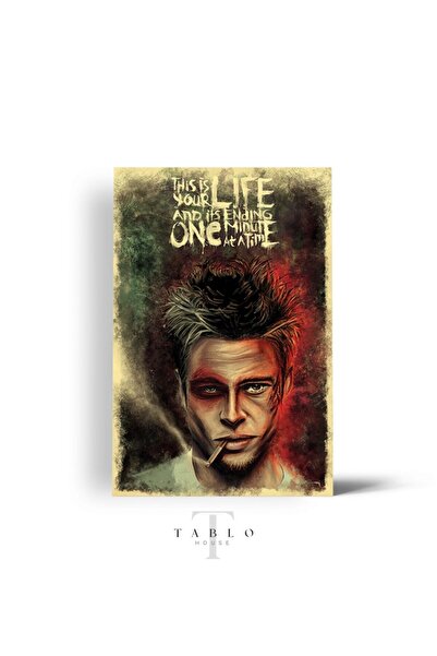 tablohouse Fight Club Ahşap Poster 8mm