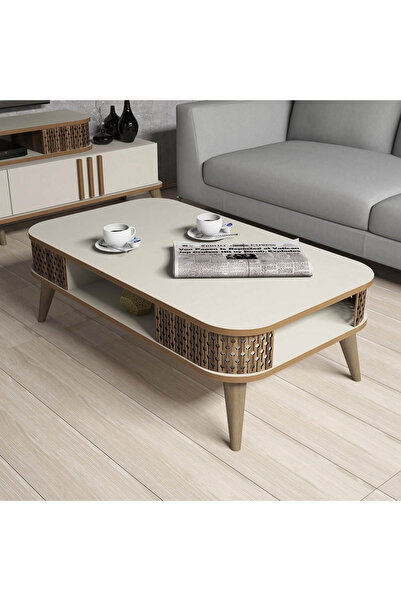 Variant Mobilya Eylül Tv Ünitesi Ve Orta Sehpa Takımı - Krem