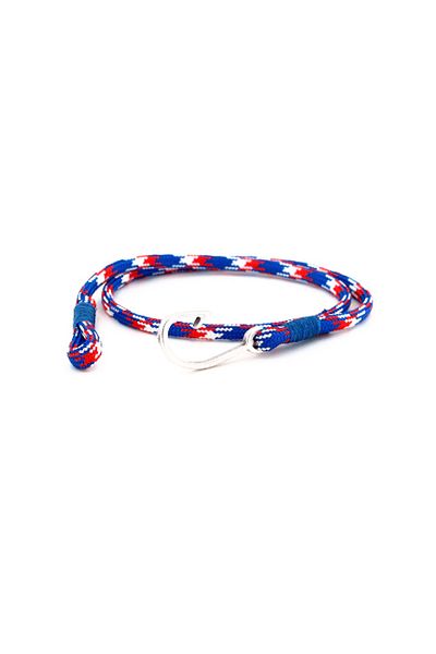 Solfera Men's Fishing Rod Hook Two Sira Wrap Paracord Bracelet BT414