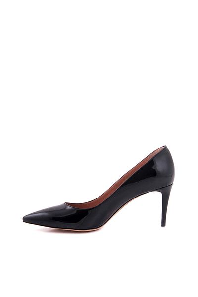 Tanca Pantofi cu toc negru din piele naturală de damă 152TCK557 21694