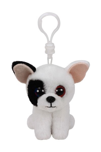 TY Beanie Boos Marcel Dog Plush Keychain - Ty Beanie Boo's