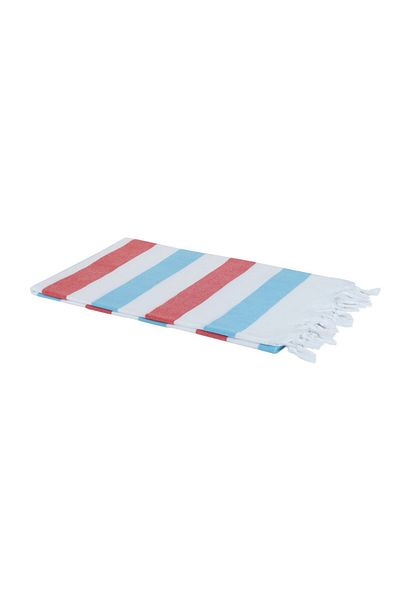 Bedinn Peshtemal Rainbow Blue-Orange Pst058