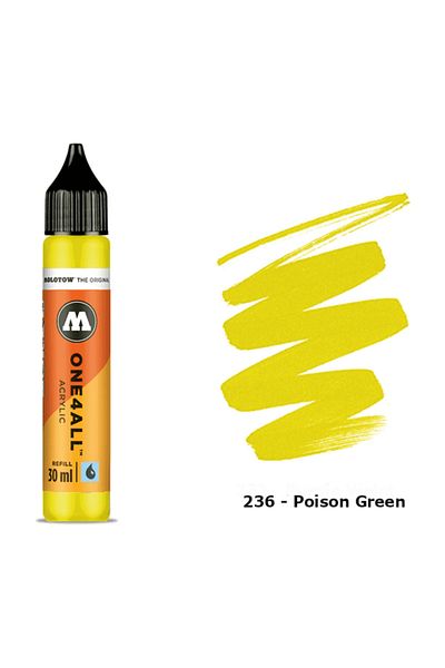Molotow One4All 30 ml Acrylic Ink Refill - Poison Green 236