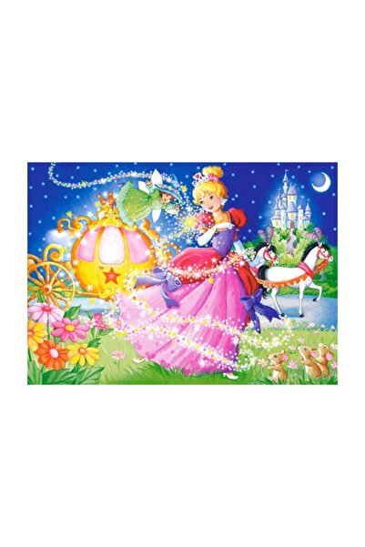 Castorland 13395 - 120 Parça Cinderella Çocuk Puzzle /