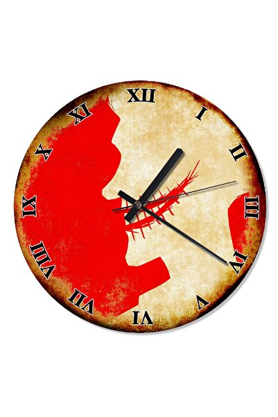 Generic Brand 30 cm Diameter Joker Silhouette Children's Room Wall Clock