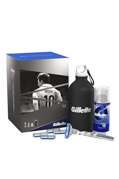 Gillette Mach3 Turbo Tıraş Makinesi + 4'lü Tıraş Bıçağı + 75 ml Tıraş Jeli (M...