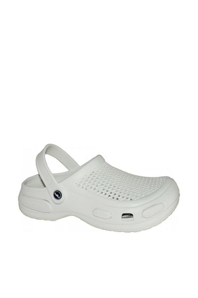 Akınal Bella White Unisex Slippers 3173