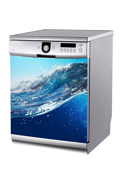 Tilki Dünyası Water Waves Dishwasher Sticker