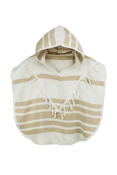 Bedinn Peshtemal Poncho Fishback Beige