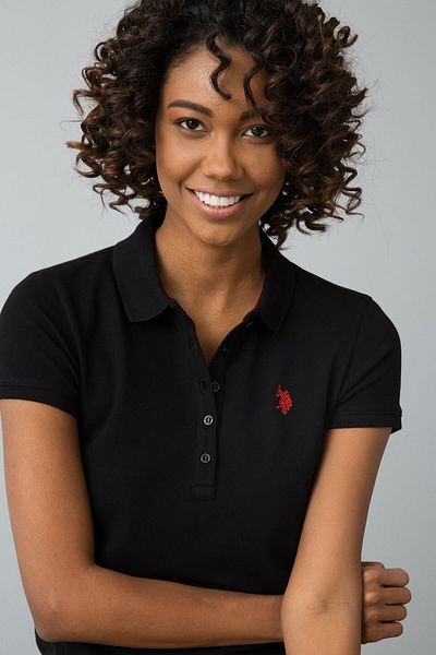 U.S. Polo Assn. Women's Polo Neck T-shirt G082GL011.000.617186