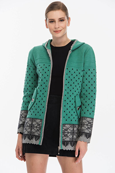Sementa Jachetă cu glugă Lems pentru femei, verde, gri, negru 412104-31578.1