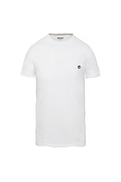 Timberland تي شيرت أبيض للرجال من SS DUNSTAN RIVER CREW 100445168