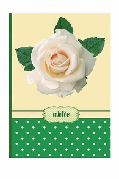 DEFFTER Roses White Notebook /