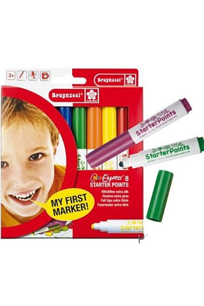 Bruynzeel Starter Points 8-Piece Felt Tip Set -138230