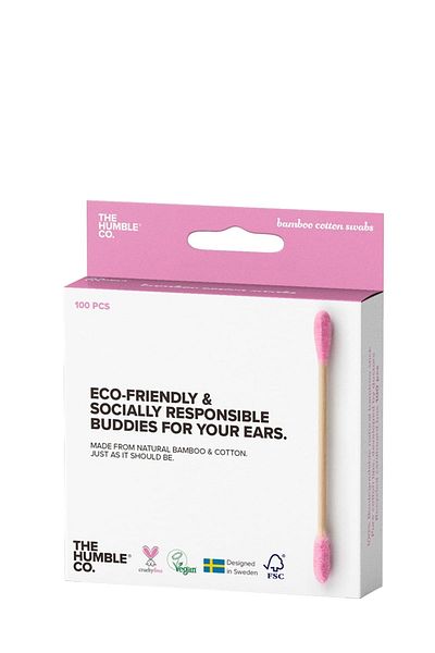 Humble Brush The Humble Co Ear Cleaning Stick Pink 100 Pieces