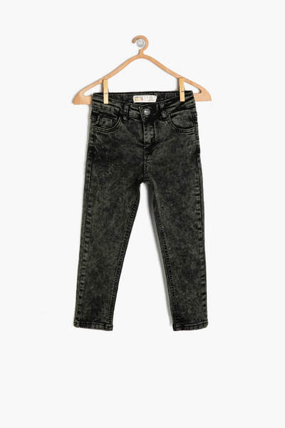 Koton Green Boy's Slim Fit Jeans Trousers 9Kkb46757Od
