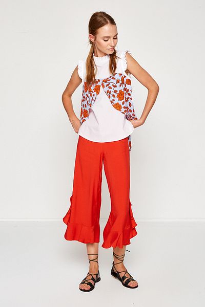 Koton Orange Damenhose 7YAF40064OW