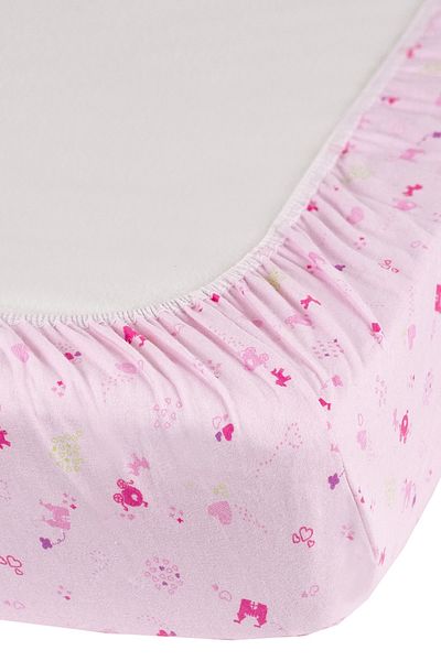 iplay Kushies Premium Terry Cotton Elastic Baby Bedsheet 71x132cm