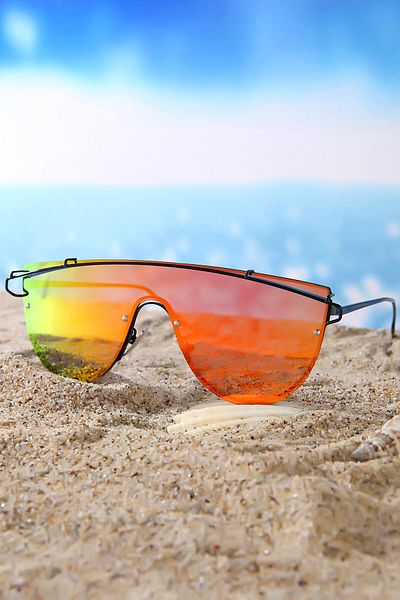 Di Caprio Unisex Oval Sunglasses DTX1079H